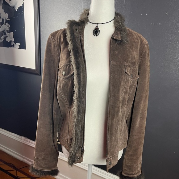 90s leather jacket - Picture 3 of 4